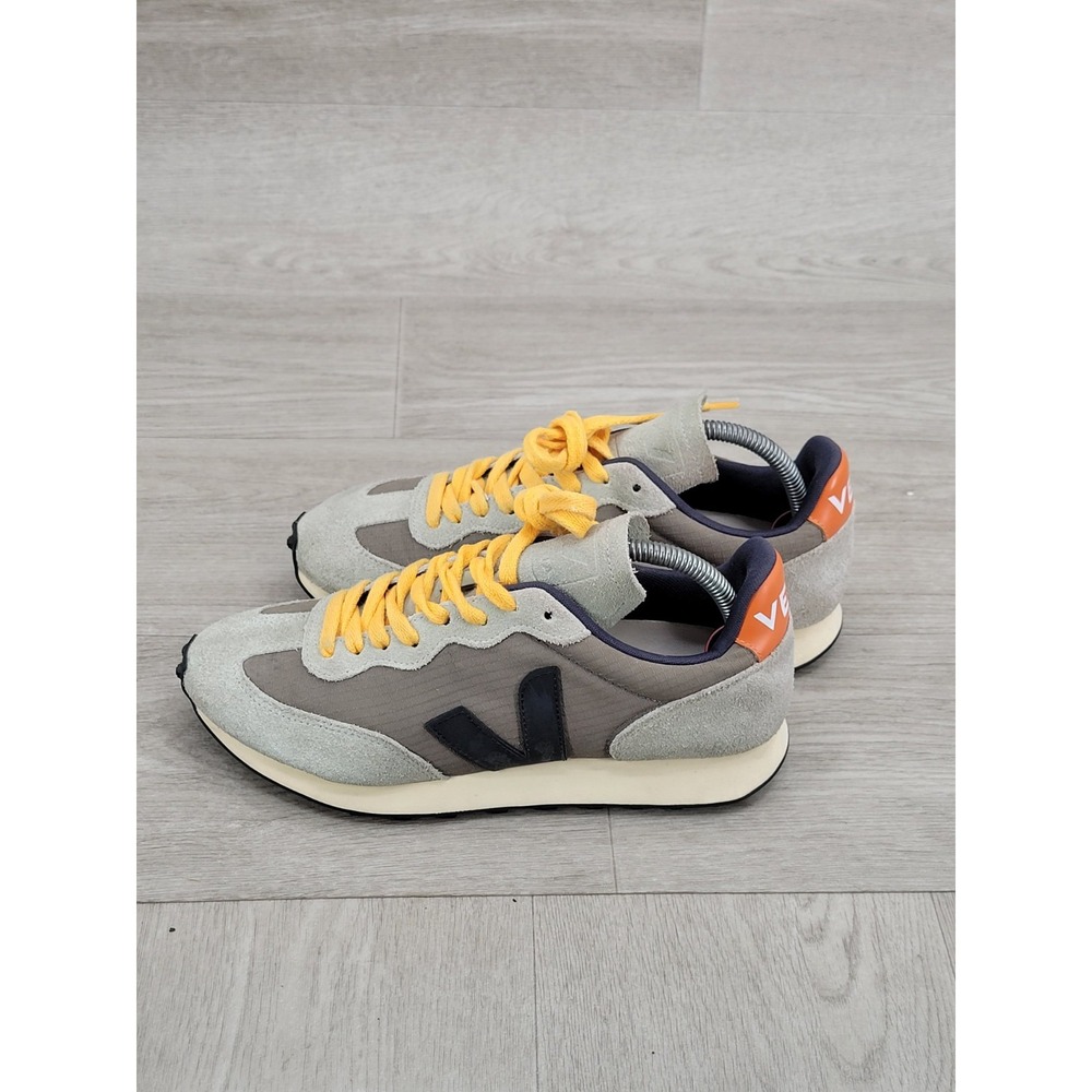 VEJA Rio Branco Ripstop Sneakers Green Brown Black Orange Women's Size 8